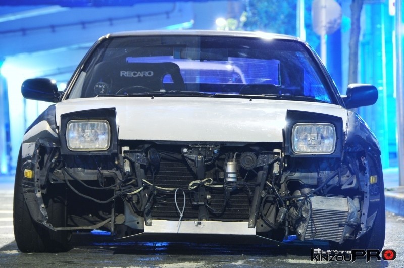 【旧車會名車図鑑】フルメッキエンジンにメタリックブルーに白いファイヤーパターンの高級車仕様GS
